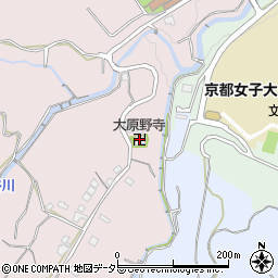 大原野寺周辺の地図