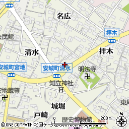 ａｐｏｌｌｏｓｔａｔｉｏｎセルフ安城東ＳＳ周辺の地図