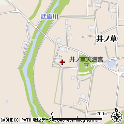 兵庫県三田市井ノ草147周辺の地図