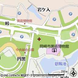 岡崎中央総合公園トイレ９周辺の地図