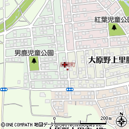 京都府京都市西京区大原野上里男鹿町17周辺の地図