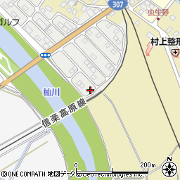 滋賀県甲賀市水口町虫生野虹の町89周辺の地図