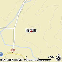 島根県江津市清見町周辺の地図