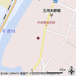 愛知県新城市大野榎下8周辺の地図