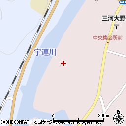 愛知県新城市大野（下林）周辺の地図