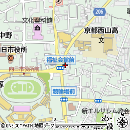 全京都建築労働組合乙訓支部周辺の地図