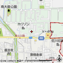 京都府京都市南区久世大藪町548周辺の地図