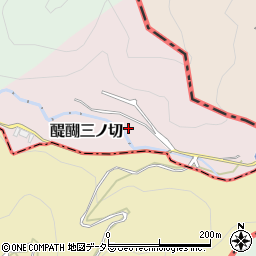 京都府京都市伏見区醍醐三ノ切周辺の地図
