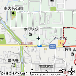 京都府京都市南区久世大藪町511周辺の地図