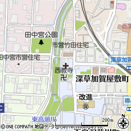 京都市改進市営住宅７棟周辺の地図
