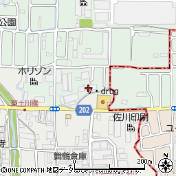 京都府京都市南区久世大藪町557周辺の地図