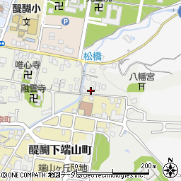 京都府京都市伏見区醍醐上端山町54周辺の地図