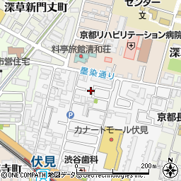 京都府京都市伏見区深草柴田屋敷町3-5周辺の地図