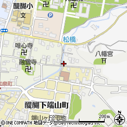 京都府京都市伏見区醍醐上端山町55周辺の地図