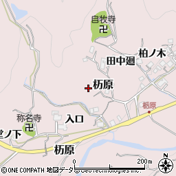 兵庫県猪名川町（川辺郡）杤原（吉田廻）周辺の地図