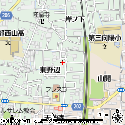 京都府向日市寺戸町東野辺24周辺の地図