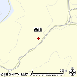 愛知県岡崎市秦梨町（西山）周辺の地図