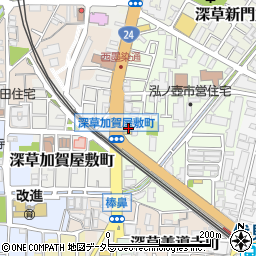 京都トヨペット株式会社　伏見店周辺の地図