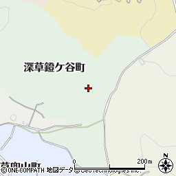 京都府京都市伏見区深草鐙ケ谷町周辺の地図
