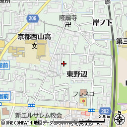 京都府向日市寺戸町東野辺18周辺の地図