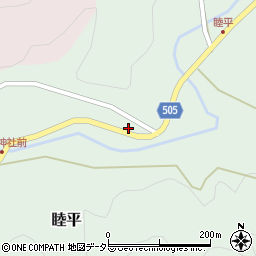 愛知県新城市睦平下平46周辺の地図