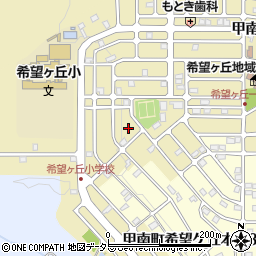 滋賀県甲賀市甲南町希望ケ丘3丁目10周辺の地図