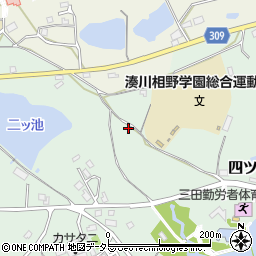 兵庫県三田市四ツ辻周辺の地図