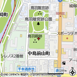 京都府京都市伏見区中島前山町周辺の地図