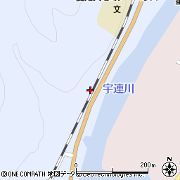 愛知県新城市富栄下り道周辺の地図