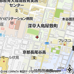 京都府京都市伏見区深草大島屋敷町32周辺の地図