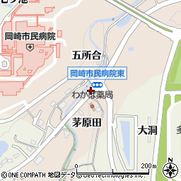 中央総合公園口周辺の地図