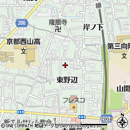 京都府向日市寺戸町東野辺21周辺の地図