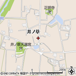兵庫県三田市井ノ草976周辺の地図
