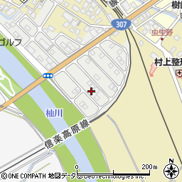 滋賀県甲賀市水口町虫生野虹の町71周辺の地図
