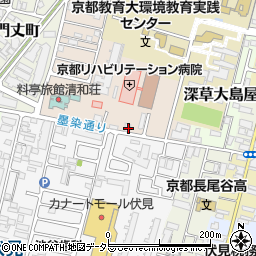 京都府京都市伏見区深草越後屋敷町36周辺の地図