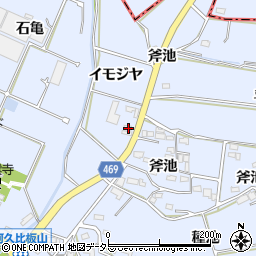 愛知県知多郡阿久比町板山イモジヤ16周辺の地図