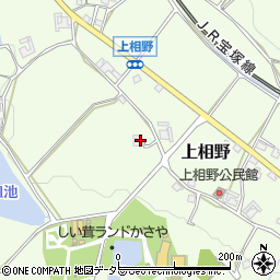 兵庫県三田市上相野558周辺の地図