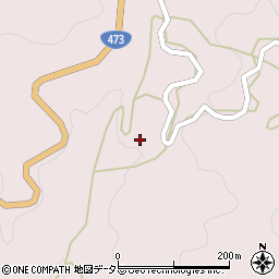 愛知県岡崎市夏山町中栃原周辺の地図