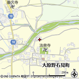 京都府京都市西京区大原野石見町349周辺の地図