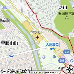 京都銀行マツモト大原野店 ＡＴＭ周辺の地図