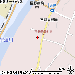 愛知県新城市大野久羅下43周辺の地図