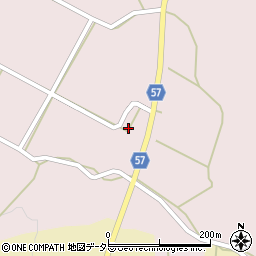 広島県庄原市東城町森1647周辺の地図