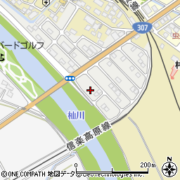 滋賀県甲賀市水口町虫生野虹の町99周辺の地図