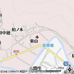 兵庫県川辺郡猪名川町杤原東山周辺の地図