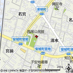 愛知県安城市安城町宮地31周辺の地図