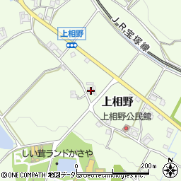 兵庫県三田市上相野373周辺の地図