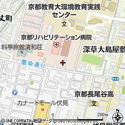 京都府京都市伏見区深草越後屋敷町39周辺の地図