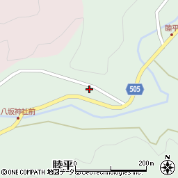 愛知県新城市睦平（下平）周辺の地図
