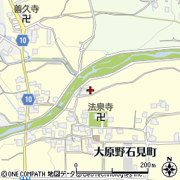 京都府京都市西京区大原野石見町348周辺の地図