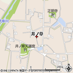 兵庫県三田市井ノ草973周辺の地図